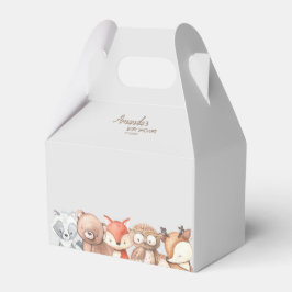 Woodland Animals Babydusche Geschenkschachtel