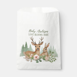 Woodland Animals Babydusche Geschenktütchen