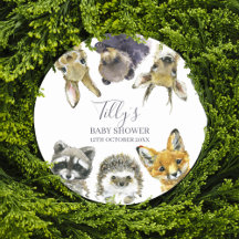 Woodland Animals Babydusche