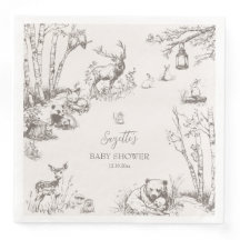 Woodland Animals Babydusche