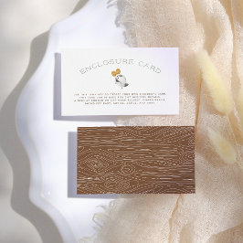 Woodland Animals Band Parade Kinderdusche Begleitkarte