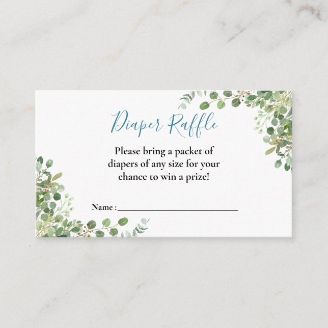 Woodland Animals Blue Truck Baby Dusche Begleitkarte (Vorderseite)