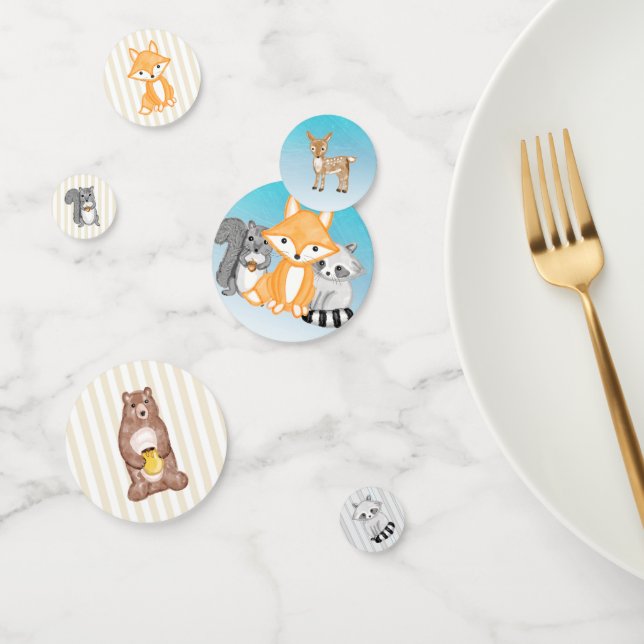 Woodland Animals Forest Baby Shower Confetti Konfetti (Gruppe)