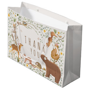Woodland Animals Forest Friends Kinderdusche Große Geschenktüte