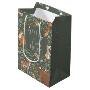 Woodland Animals Forest Friends Kinderdusche Mittlere Geschenktüte