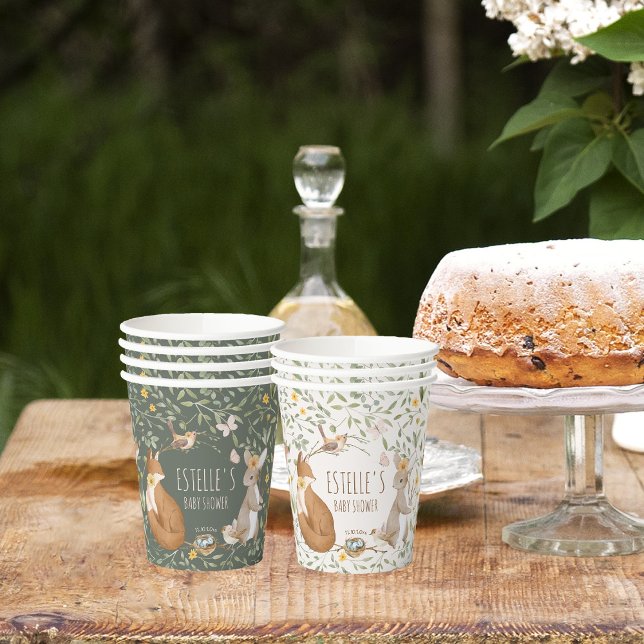 Woodland Animals Forest Friends Kinderdusche Pappbecher (Von Creator hochgeladen)