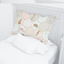 Woodland Animals Forest Patchwork Kinderduschgesch