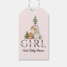 Woodland Animals Girl Baby Dusche