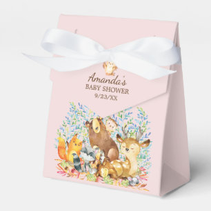 Woodland Animals Girls Baby Showbox Geschenkschachtel
