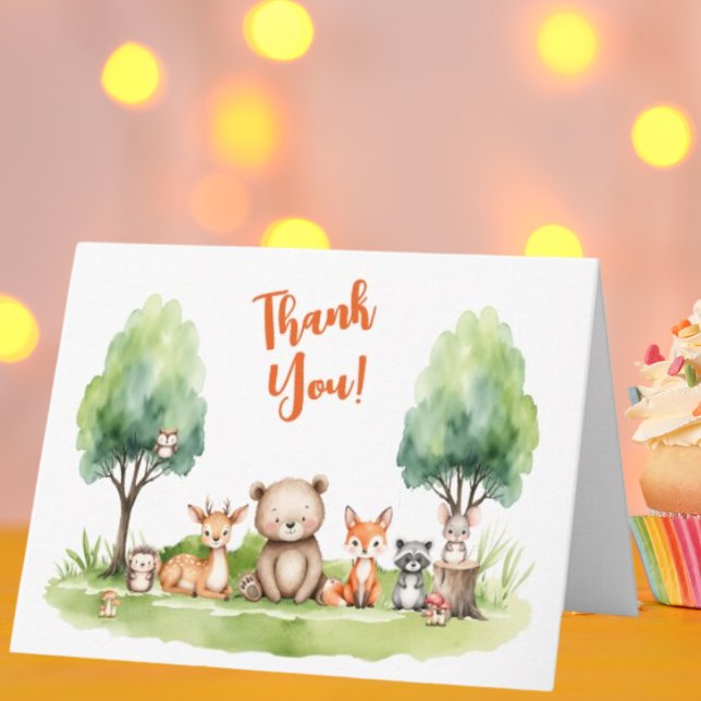 Woodland Animals Kinderdusche Danke (Von Creator hochgeladen)