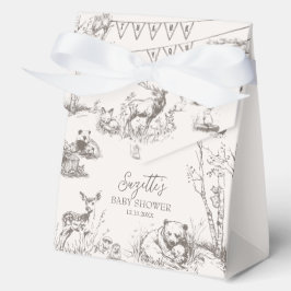 Woodland Animals Kinderdusche Danke Geschenkschachtel