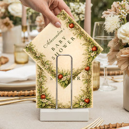 Woodland Apple Storyboo Baby Shower Serviette