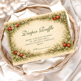 Woodland Apple Storyboo Diapper Raffle Begleitkarte