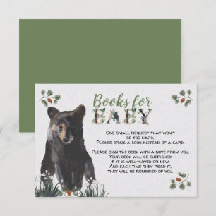 Woodland Baby Bear Books for Baby Begleitkarte