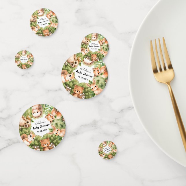 Woodland Baby Boy Dusche Party Konfetti (Gruppe)