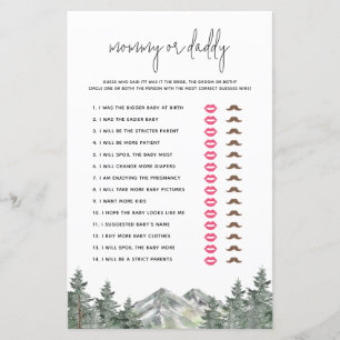 Woodland Baby Dusche Ratgeber, der sagte, es Spiel