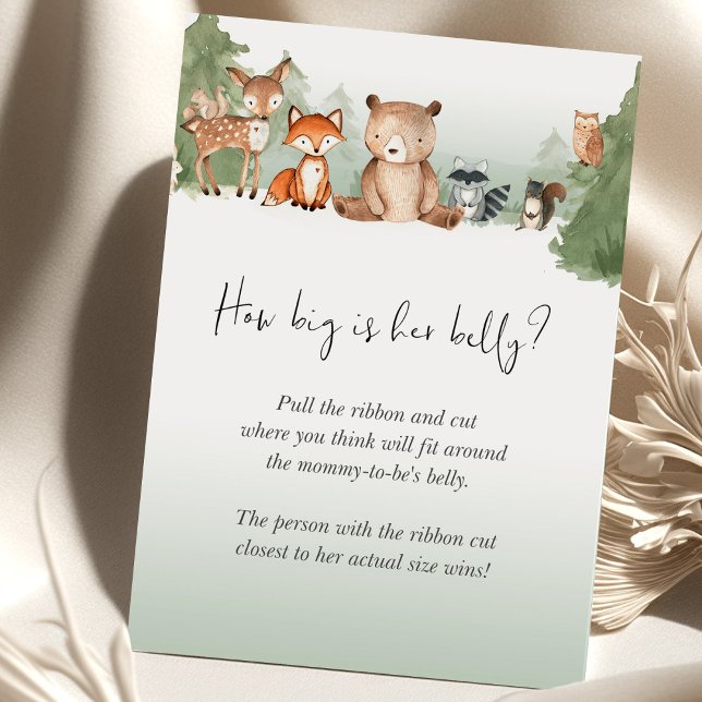 Woodland Baby Duwer Game Wie groß ist ihr Bauch? (Von Creator hochgeladen)