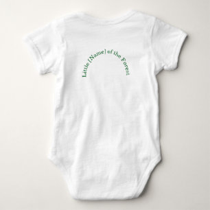 Woodland Baby mit Niedlicher Fauna und grünem Kran Strampler