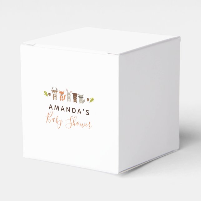 Woodland Baby Showbox Geschenkschachtel (Vorderseite)