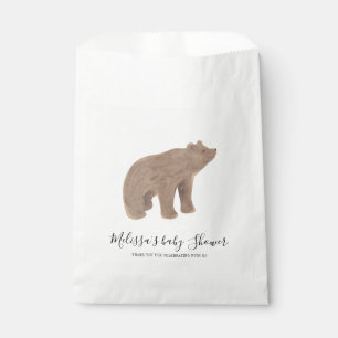 Woodland Baby Shower Chic Bär Custom Geschenktütchen