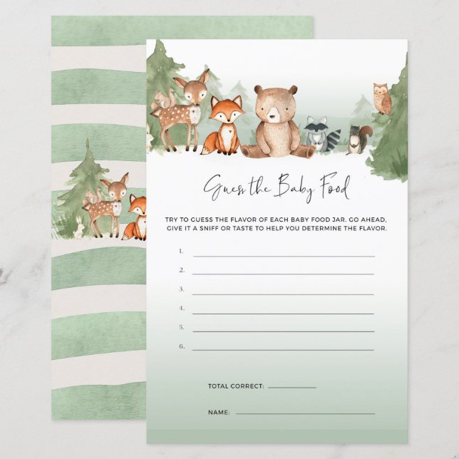 Woodland Baby Showroom Guess Baby Food (Vorne/Hinten)