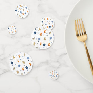 Woodland Baby Showtisch Confetti Konfetti