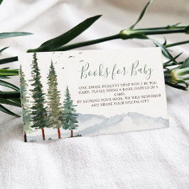 Woodland Babydusche Buchanfrage Begleitkarte