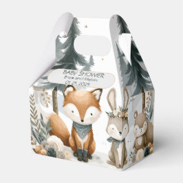 Woodland Babydusche Geschenkschachtel