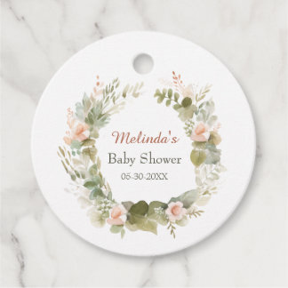 Woodland Babydusche mit Niedlichem Igel Geschenkanhänger