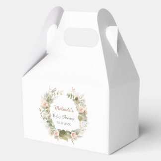 Woodland Babydusche mit Niedlichem Igel Geschenkschachtel