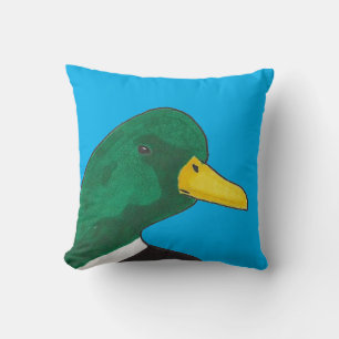 Woodland Bird Mallard Duck Throw Kissen
