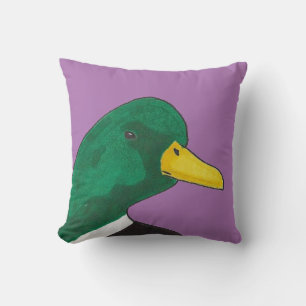 Woodland Bird Mallard Duck Throw Kissen
