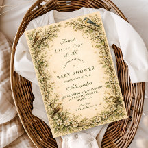 Woodland Birds Storybook Baby Shower