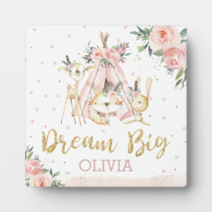 Woodland Blush Blumenstrauß Boho Dream Big Plaza Fotoplatte