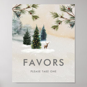 Woodland Brautparty Favoriten Plakatzeichen Poster