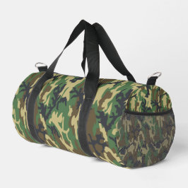 Woodland Camo Duffel Bag for Gym, Travel or Duty Duffle Bag