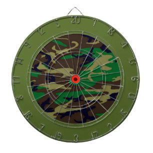 Woodland Camouflage Dart Board Dartscheibe