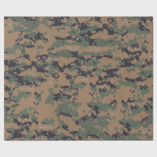 Woodland Camouflage (digital) Geschenkpapier