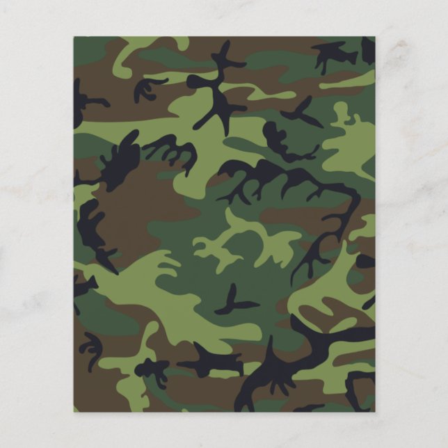 Woodland Camouflage II Flyer (Vorne)