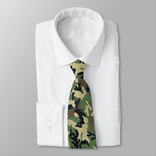 Woodland Camouflage Krawatte (Gebunden)