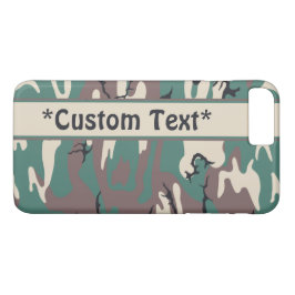 Woodland-Camouflage mit benutzerdefiniertem Text Case-Mate iPhone Hülle