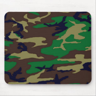 Woodland Camouflage Mousepad