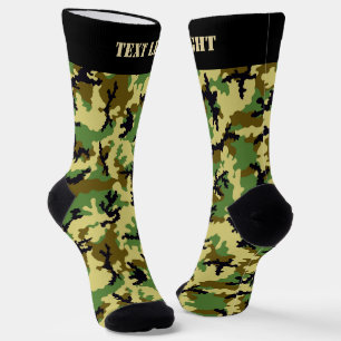Woodland Camouflage Muster Socken