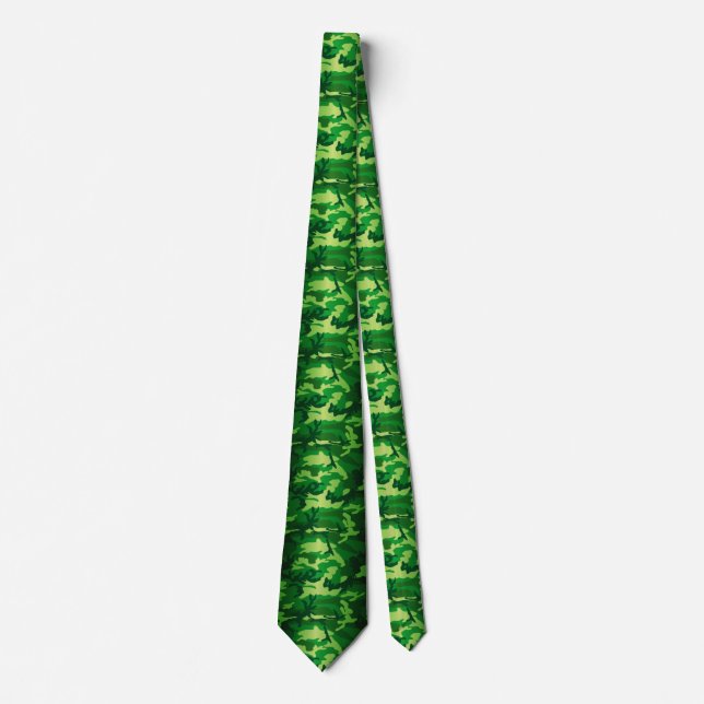 Woodland Camouflage Neck Tie Krawatte (Vorderseite)