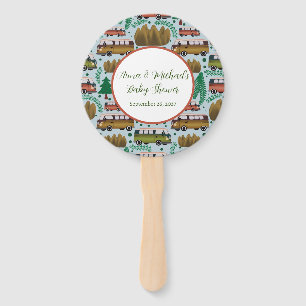Woodland Camper Baby Boy Dusche Fächer