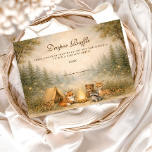 Woodland Campfire Diapper Raffle