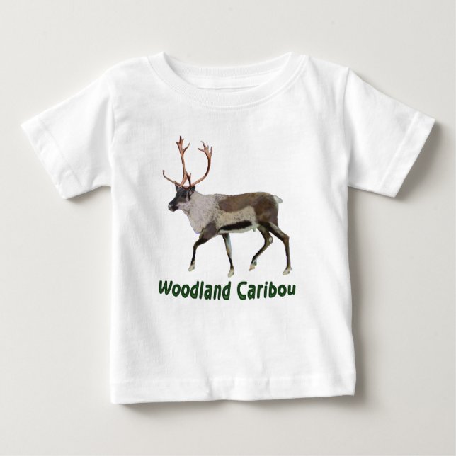 Woodland Caribbean Baby T-shirt (Vorderseite)