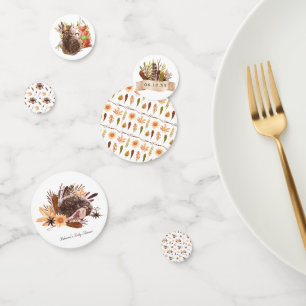 Woodland Confetti Boho Igels Party Konfetti