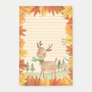 Woodland Cosy Post-it Klebezettel