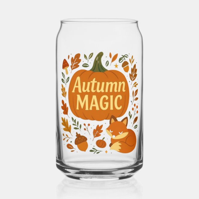 Woodland Cosy Vibes Tasse Dosenglas (Vorderseite)